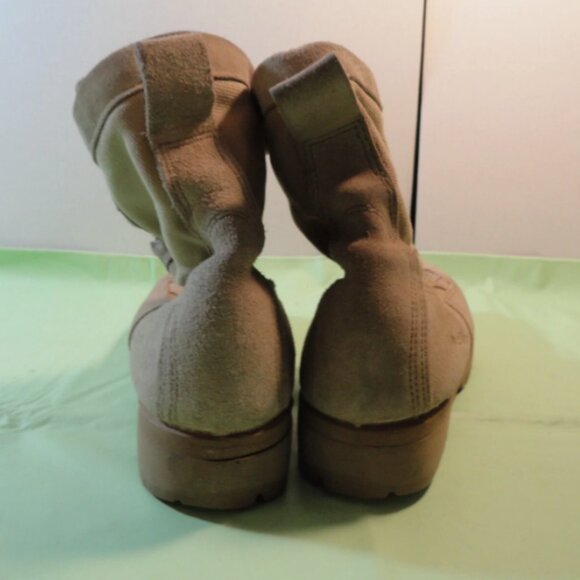 10R WELLCO 280-101 TAN SAND HOT WX BOOTS FLIGHT & COMBAT VEHICLE CREWMAN LD 4891 main image 10